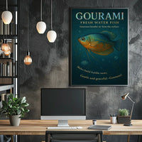 Gourami Freshwater Fish Poster