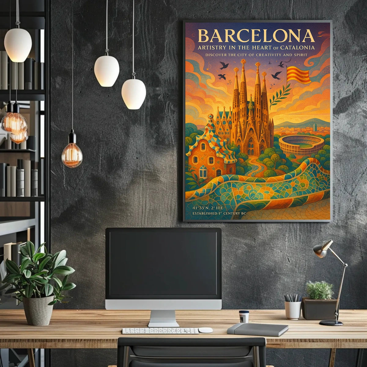 Barcelona Artistry in the Heart of Catalonia Poster