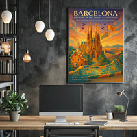 Barcelona Artistry in the Heart of Catalonia Poster