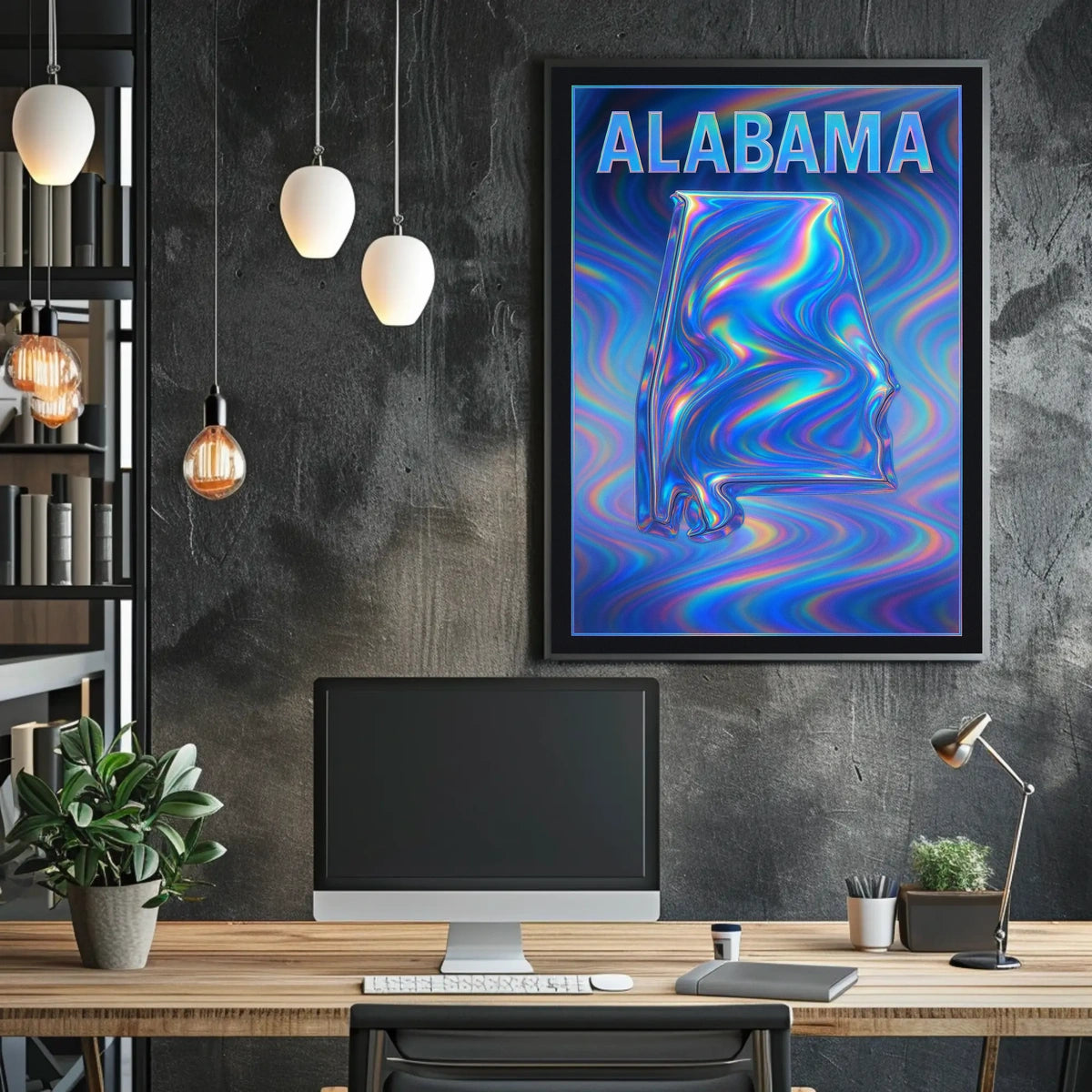 Alabama In Vivid Hues Poster