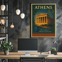 Athens The Cradle of Western Civilization Poster