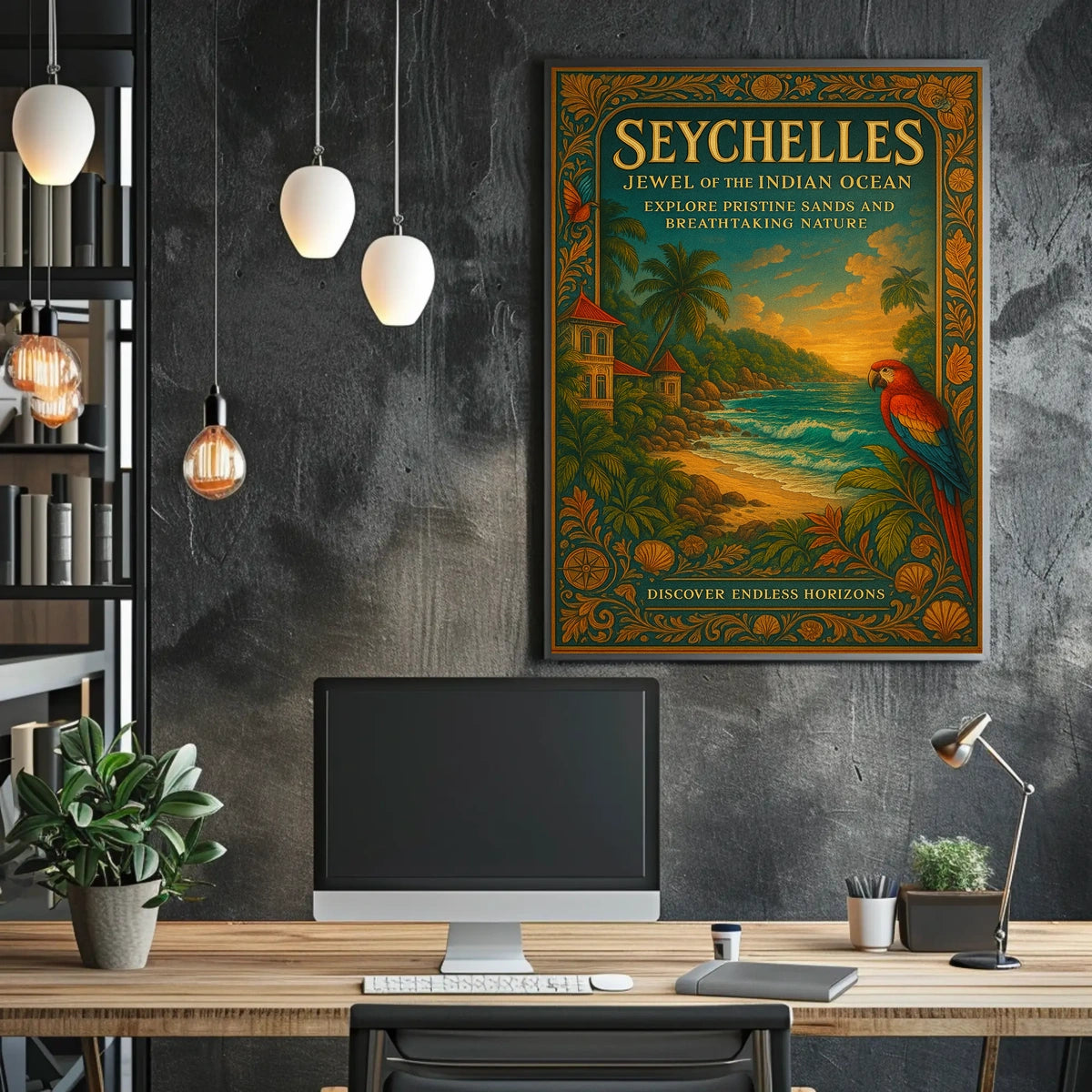 Seychelles Jewel of the Indian Ocean Poster