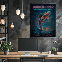 Mudskipper Natures Amphibious Marvel Poster