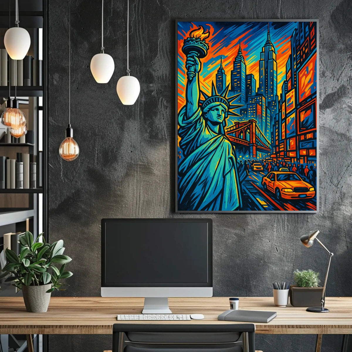 New York City Vibes Poster Wall Art Print NYC Decor