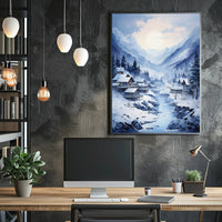 Winter Wonderland Village Poster
