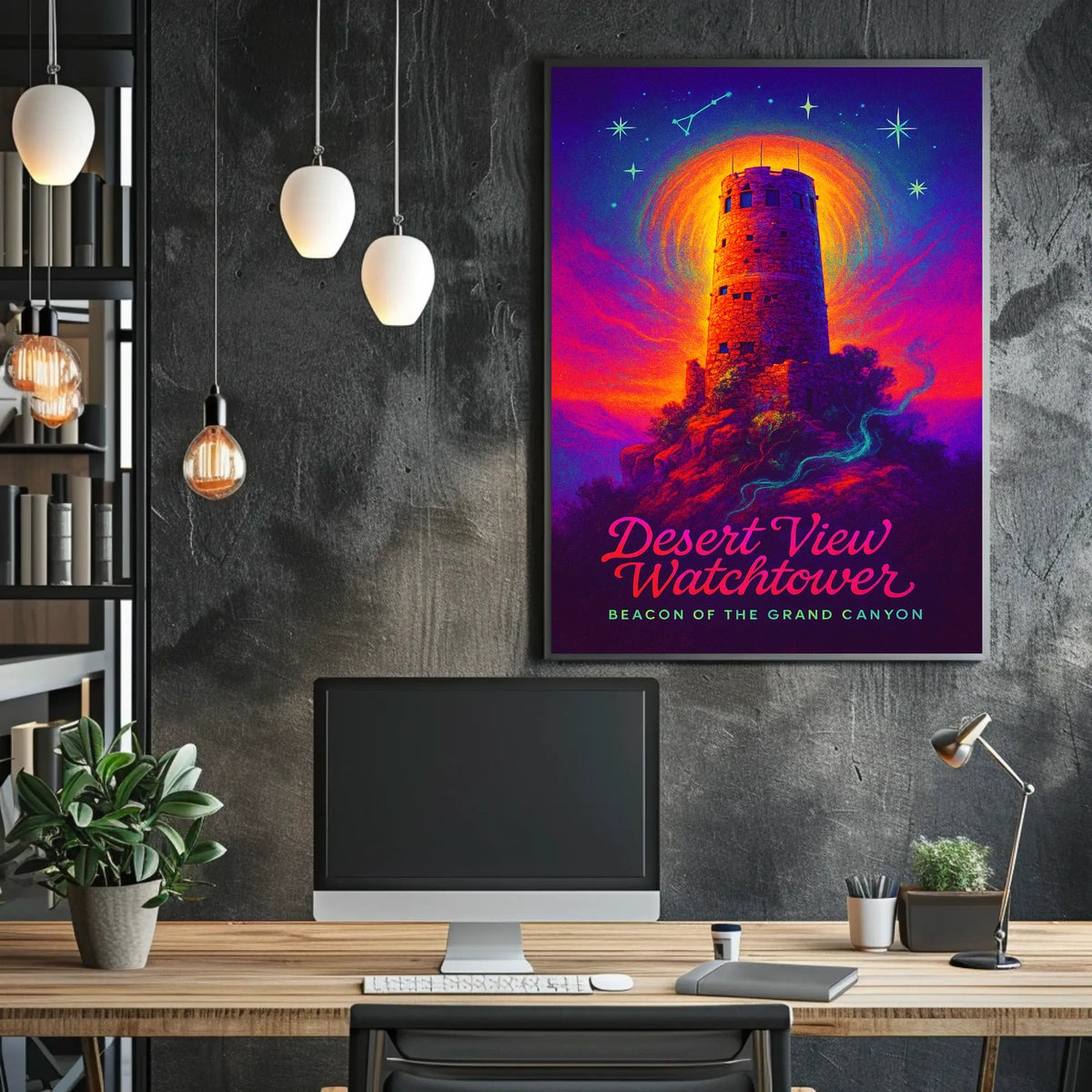 Desert View Watchtower Beacon of the Grand Canyon Poster