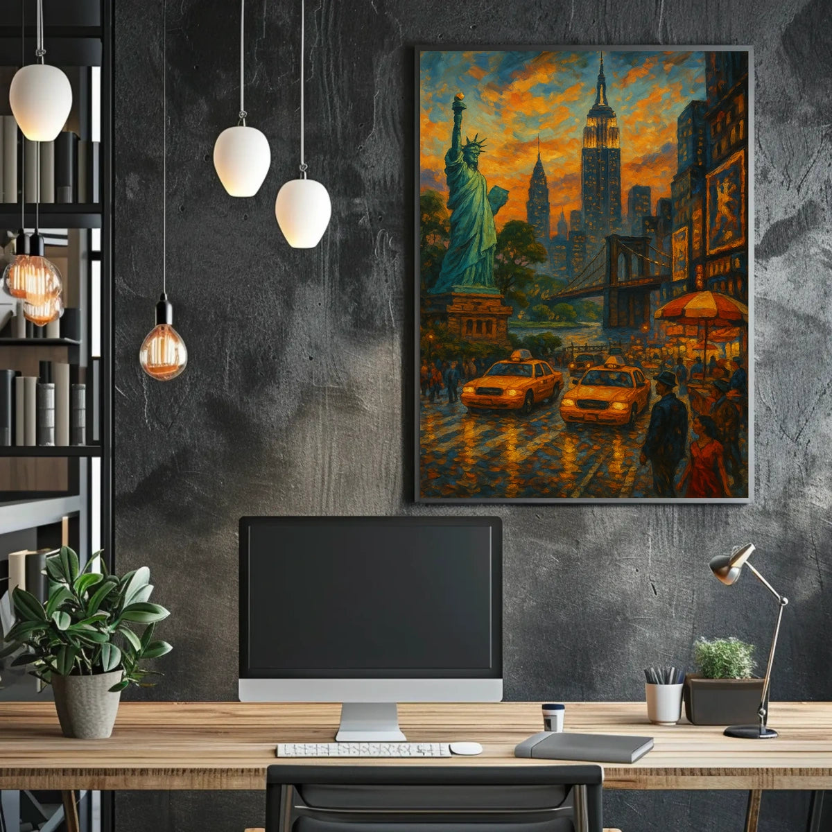 New York City Dreamscape Poster For Urban Art Lovers
