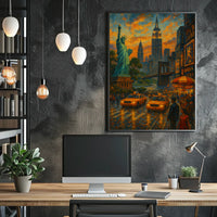 New York City Dreamscape Poster For Urban Art Lovers