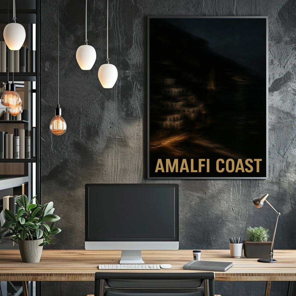 Amalfi Coast Poster Wall Art For Seaside Decor Collection