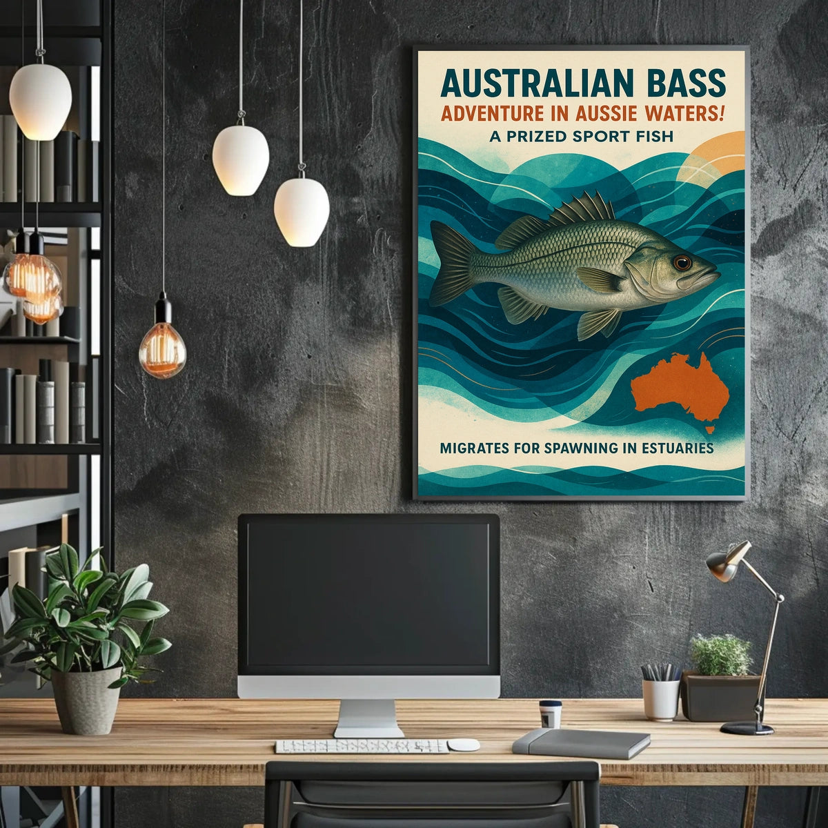 Australian Bass Adventure Poster