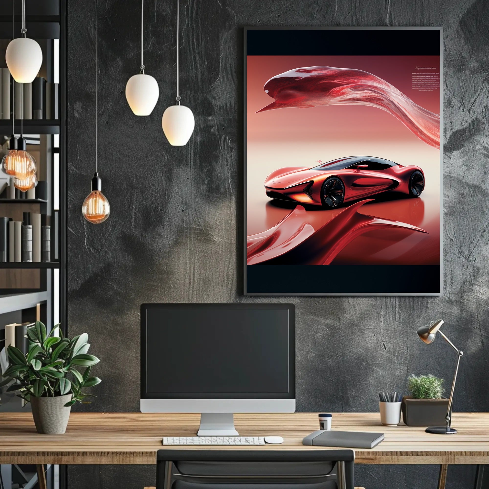 Futuristic Elegance Poster PosterGoat