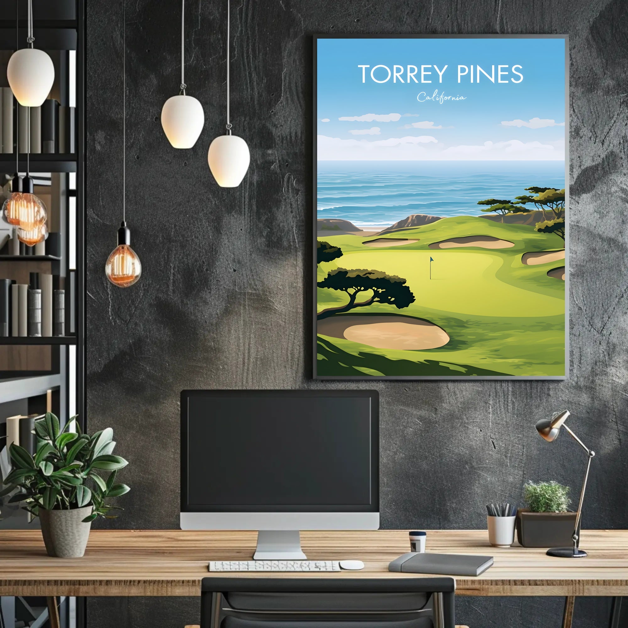 Torrey Pines Scenic View Poster