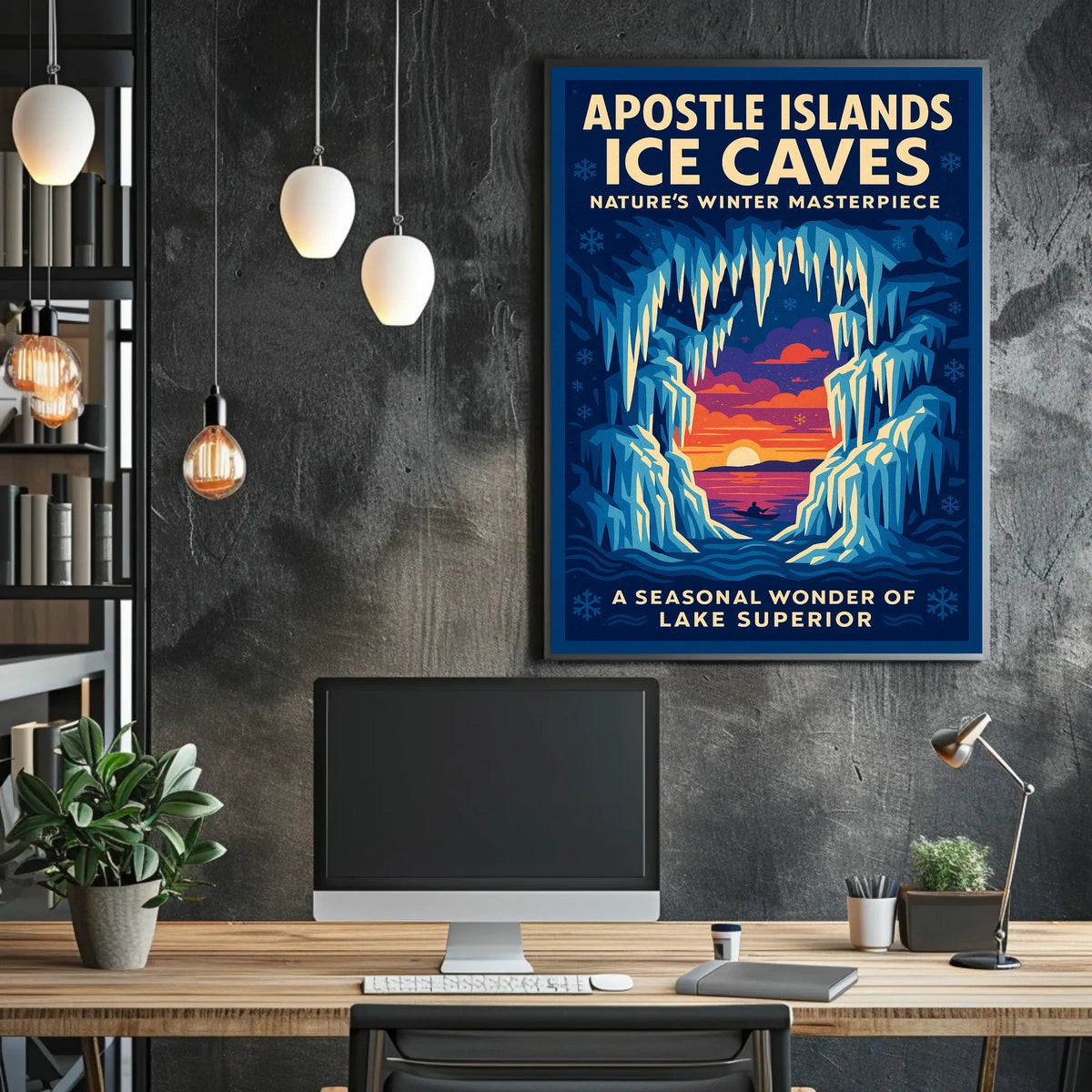 Apostle Islands Ice Caves Poster