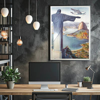 Soaring Over Rio Poster PosterGoat