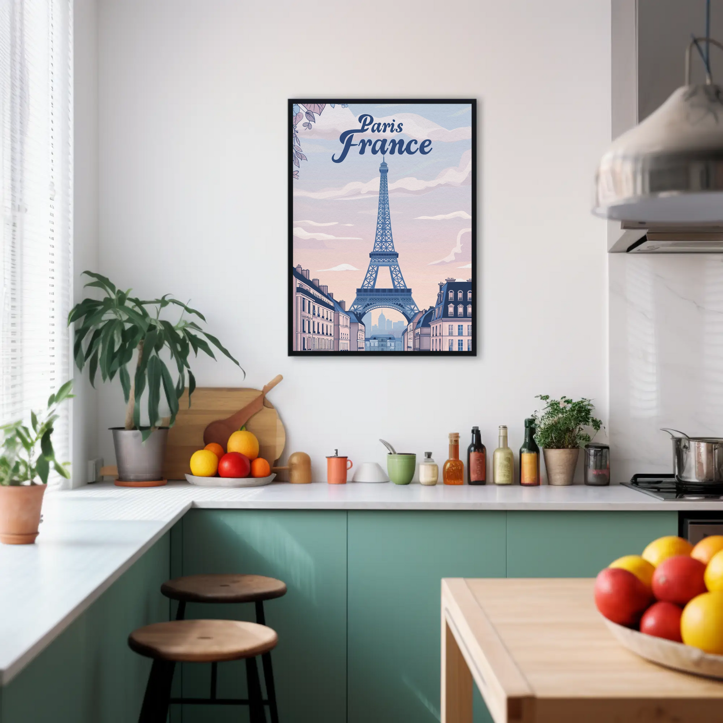 Paris France – Eiffel Tower at Sunset