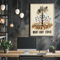 May-Day 1943 WWII Propaganda Poster