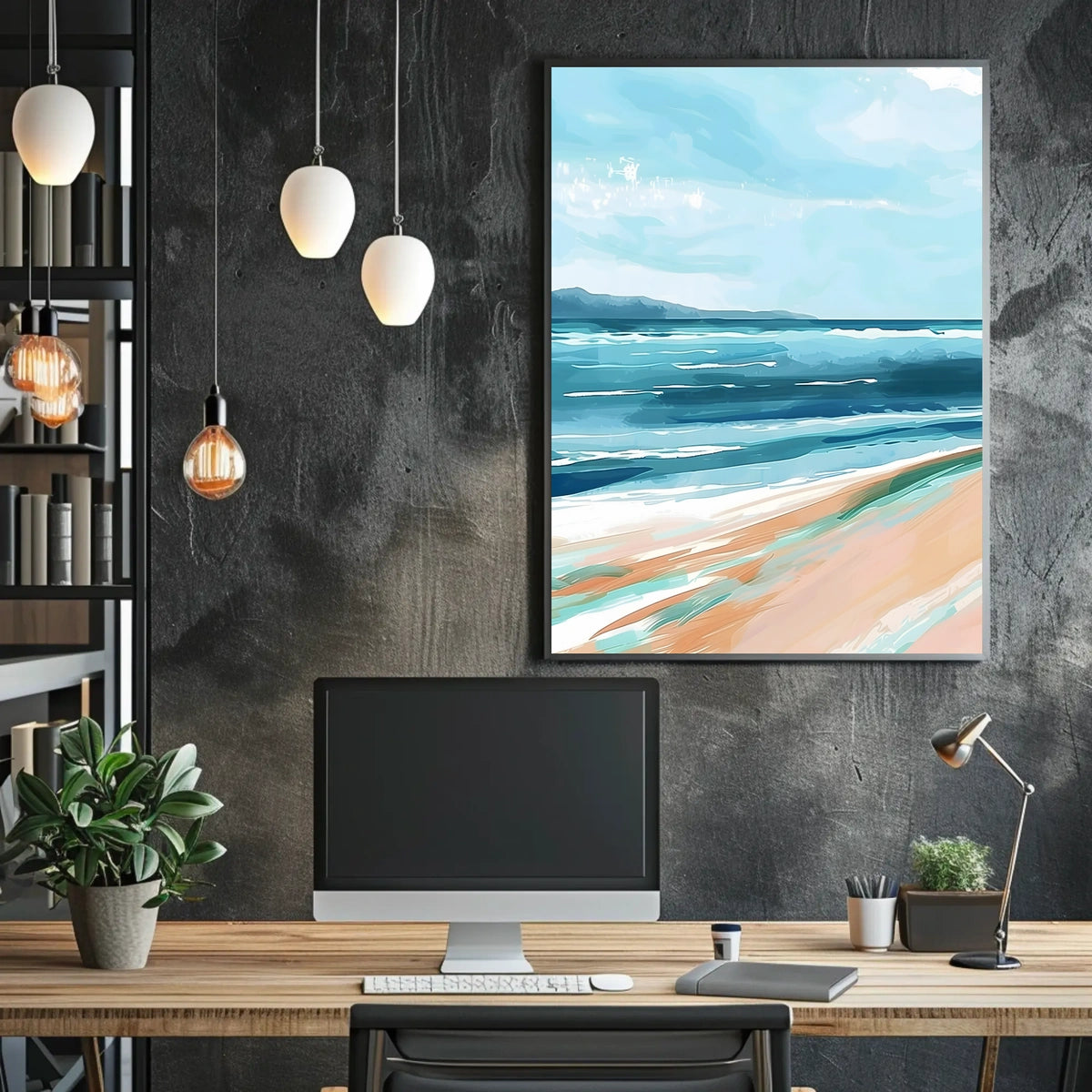 Tranquil Seaside Poster