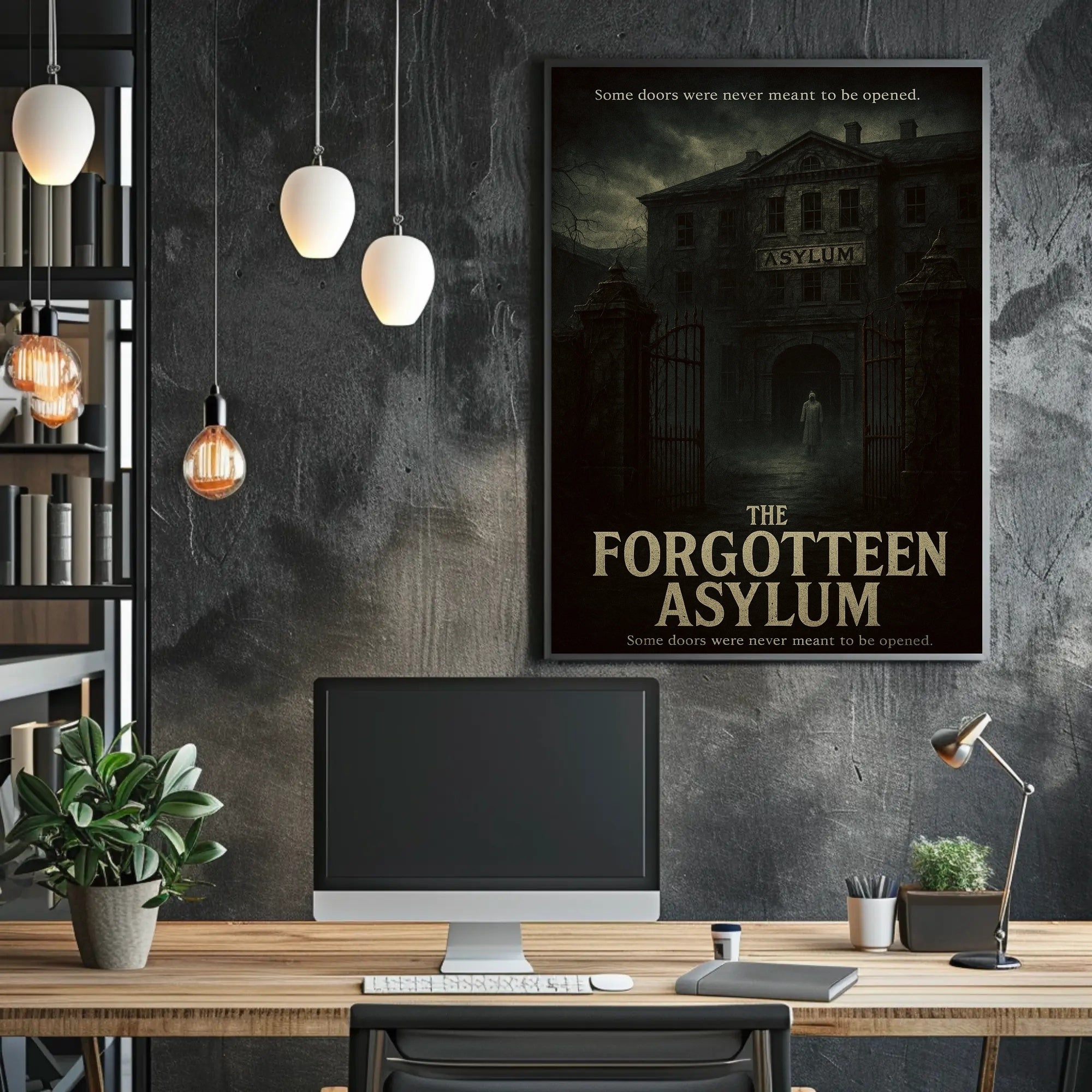 The Forgotten Asylum Eerie Atmosphere Historical or Presidential Poster