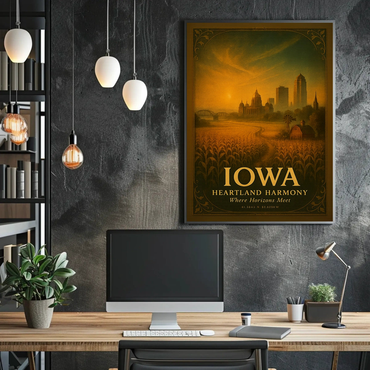 Iowa Heartland Harmony Poster