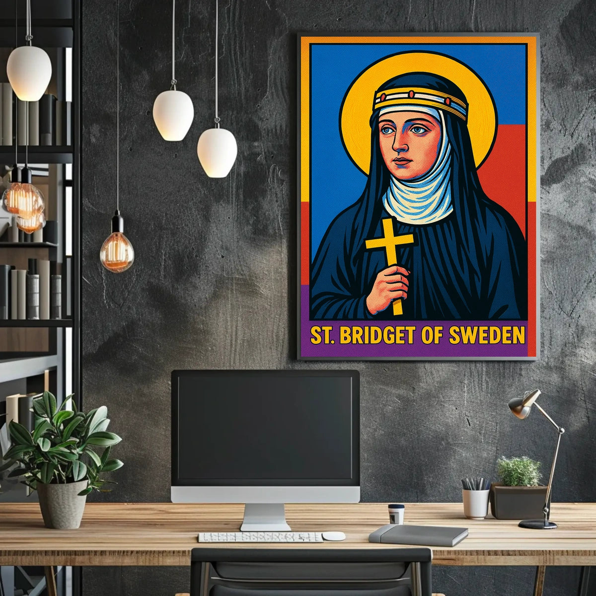 St. Bridget of Sweden Poster