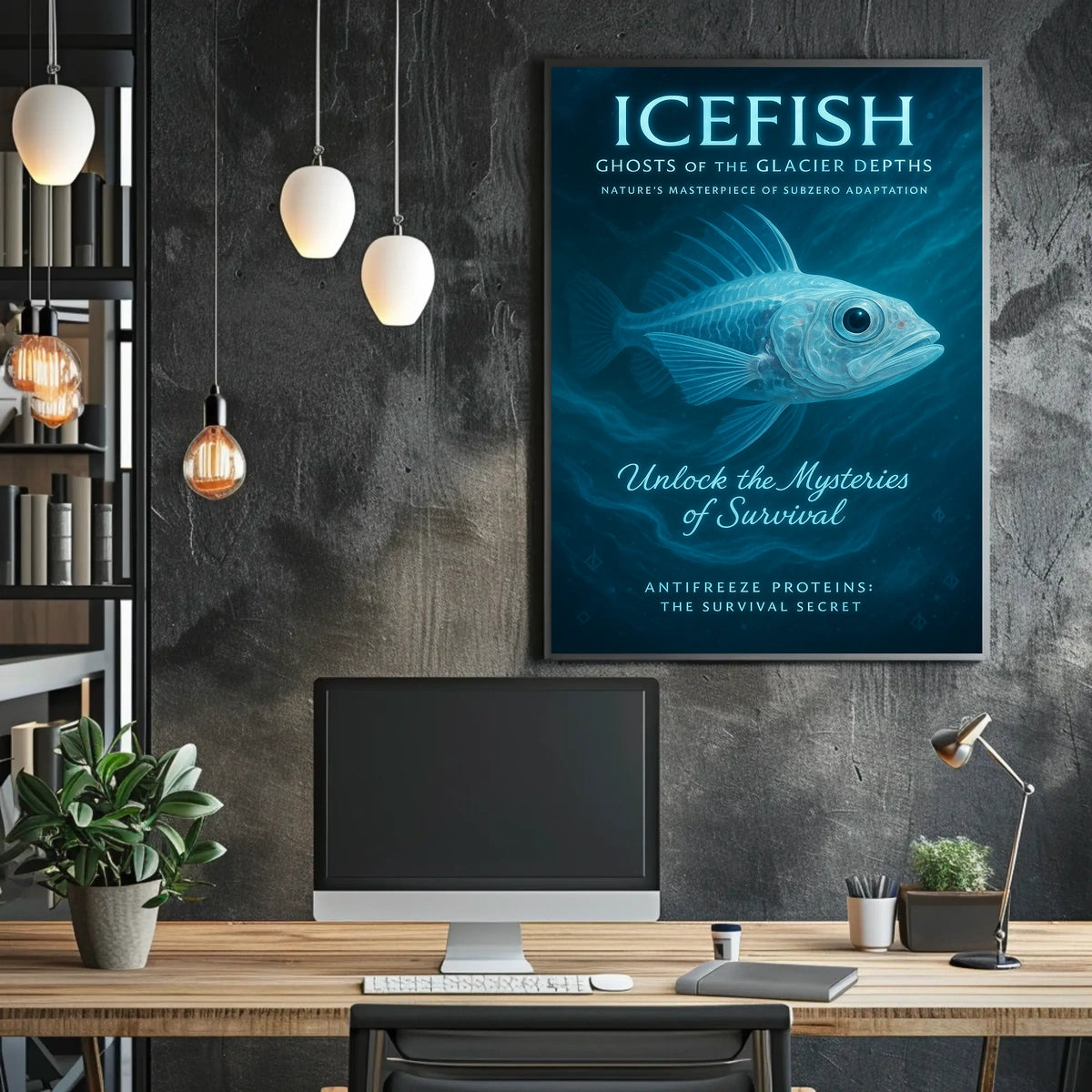 Icefish Ghosts of the Glacier Depths Poster