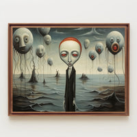Eerie Surrealism: Dreamy Otherworldly Art Poster - Artistic Poster