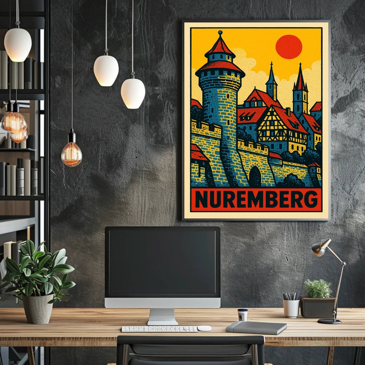 Nuremberg A Glimpse into History Poster