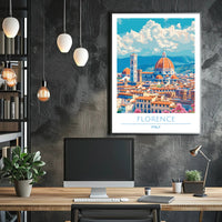 Florence Skyline Poster