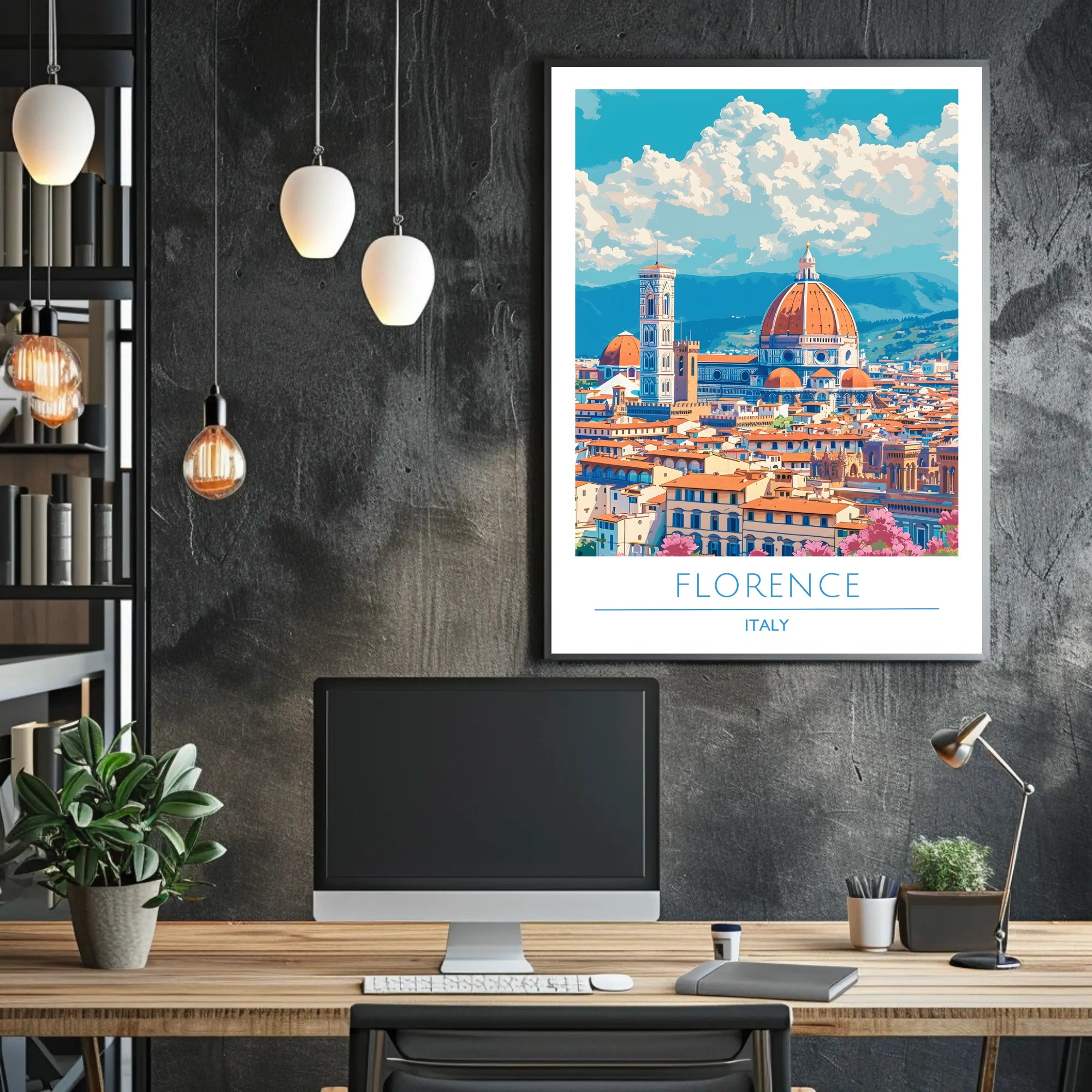 Florence Skyline Poster
