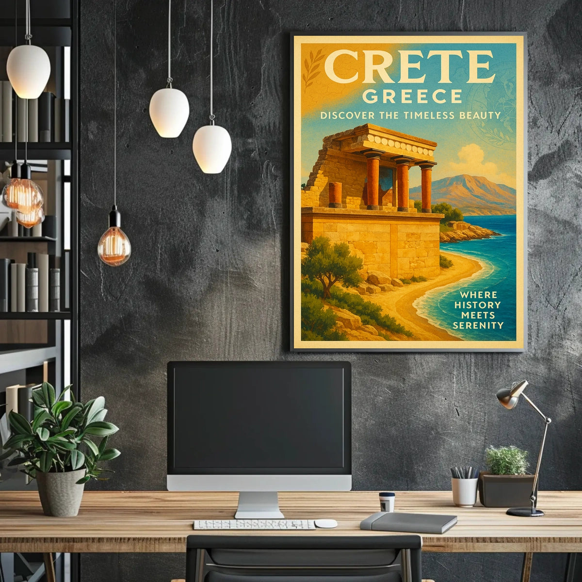 Discover Crete, Greece Poster