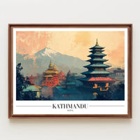 Kathmandu Cultural Heritage Scenic Poster