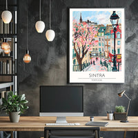 Charming Streets of Sintra Poster PosterGoat