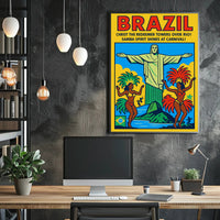 Brazil Carnival Celebration Poster PosterGoat