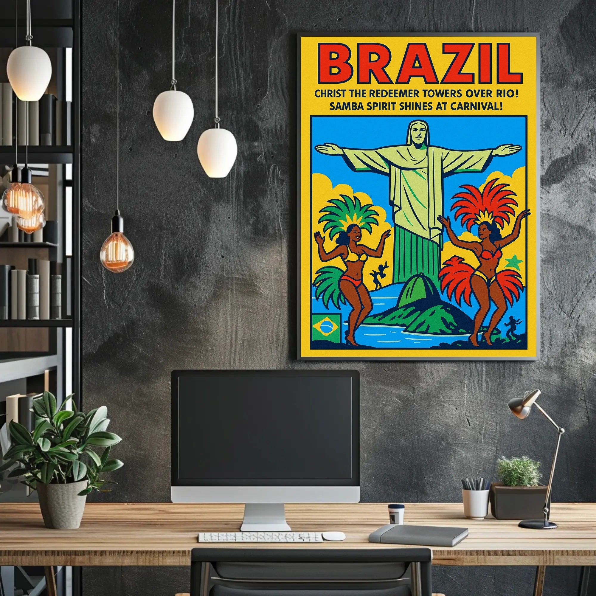 Brazil Carnival Celebration Poster PosterGoat
