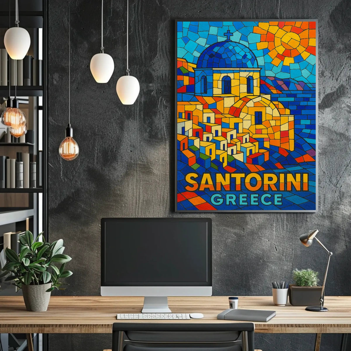 Santorini, Greece Poster