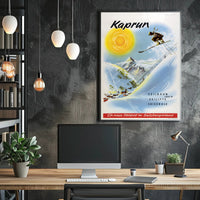 Kaprun Ski Destination Vintage Travel Poster PosterGoat