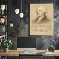 George Washington 1st President Poster