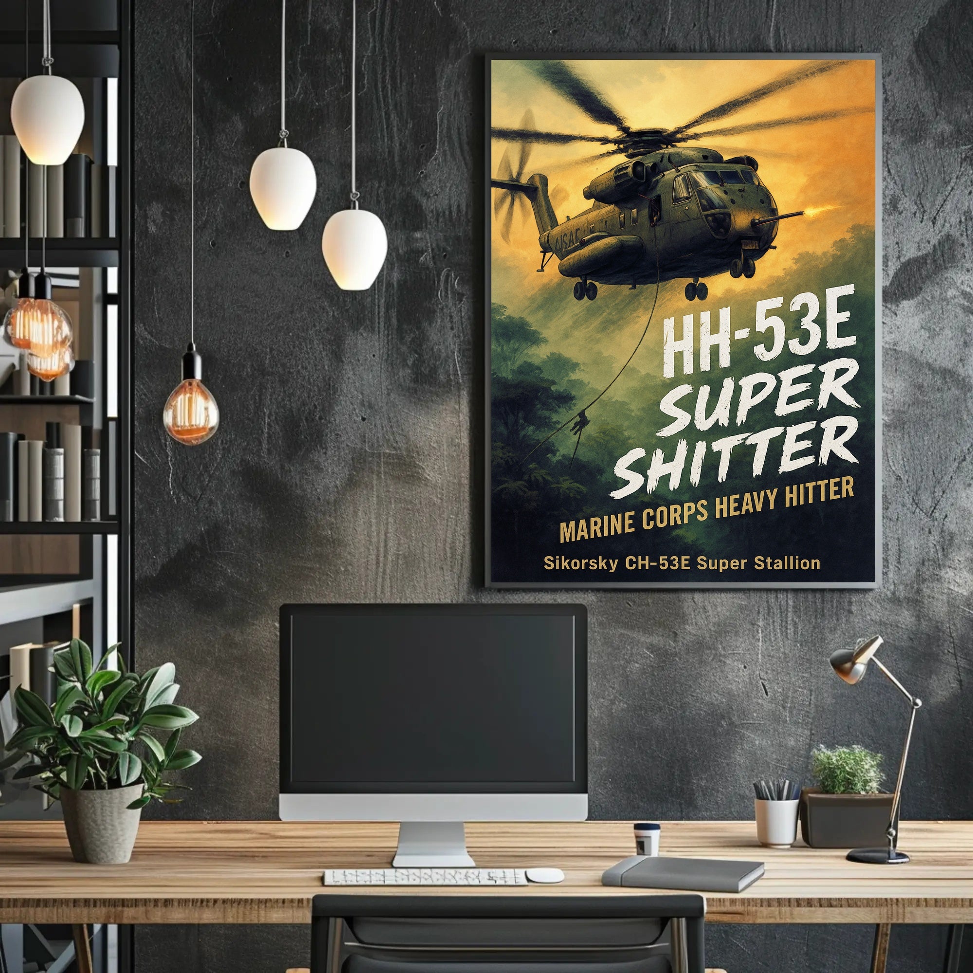 HH-53E Super Shitter Poster PosterGoat