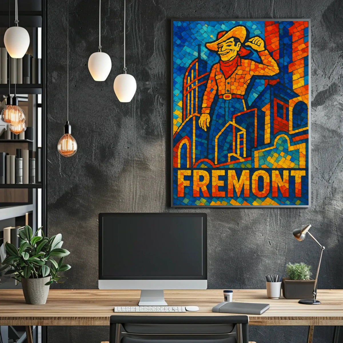 Fremont Mosaic Poster