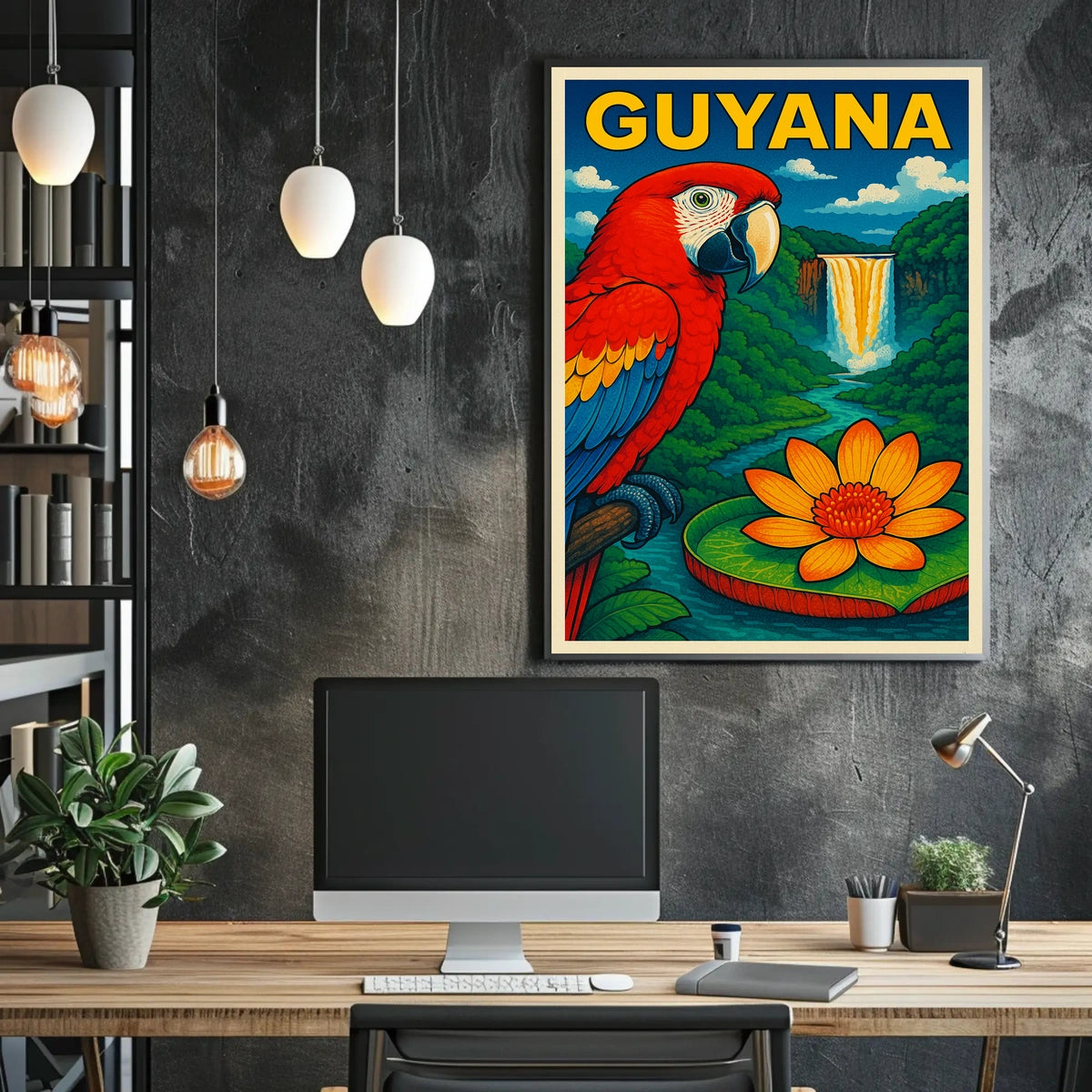 Guyana A Tropical Paradise Poster
