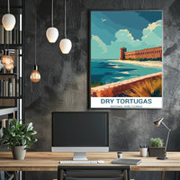 Dry Tortugas Historic Fort National Park Poster