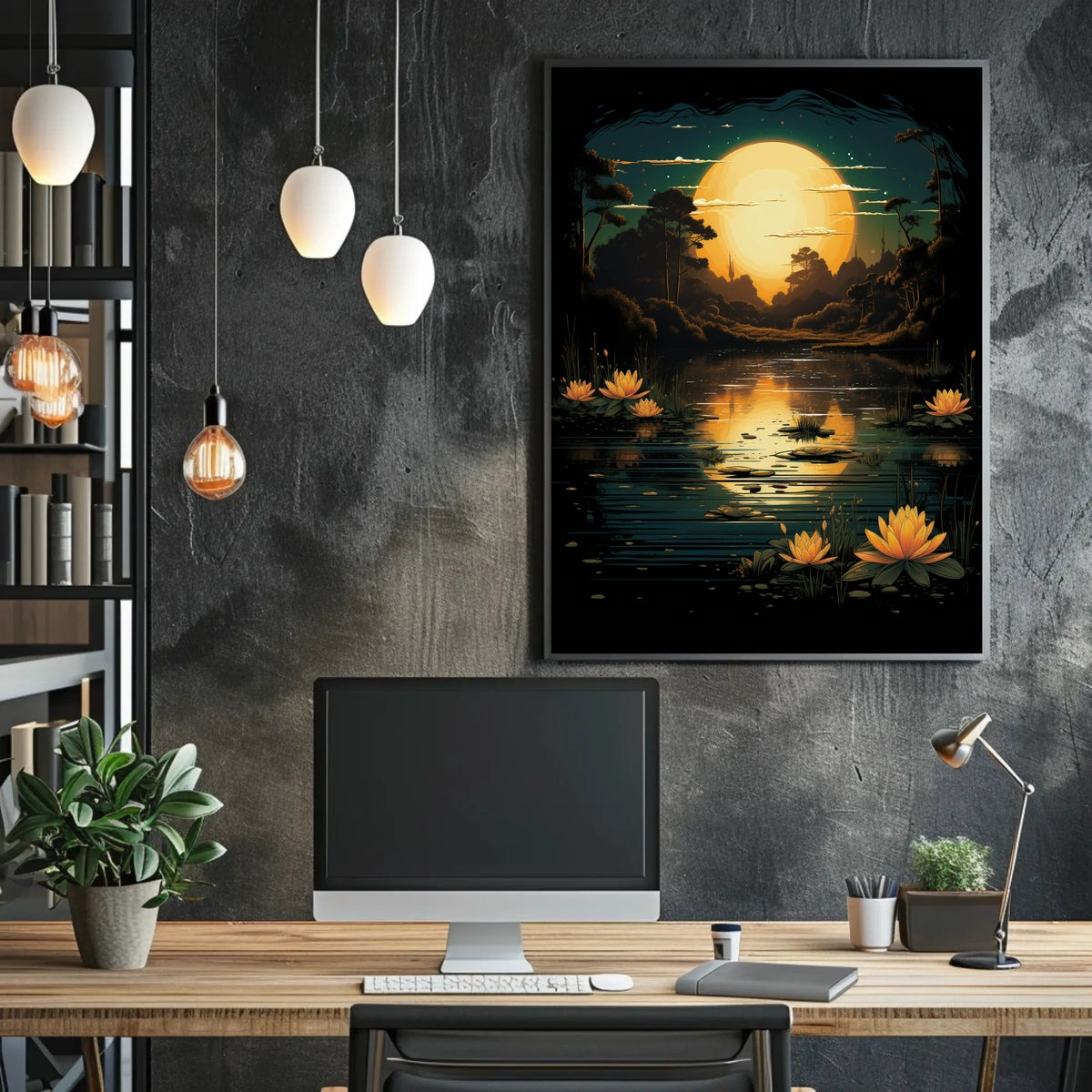 Moonlit Serenity Poster