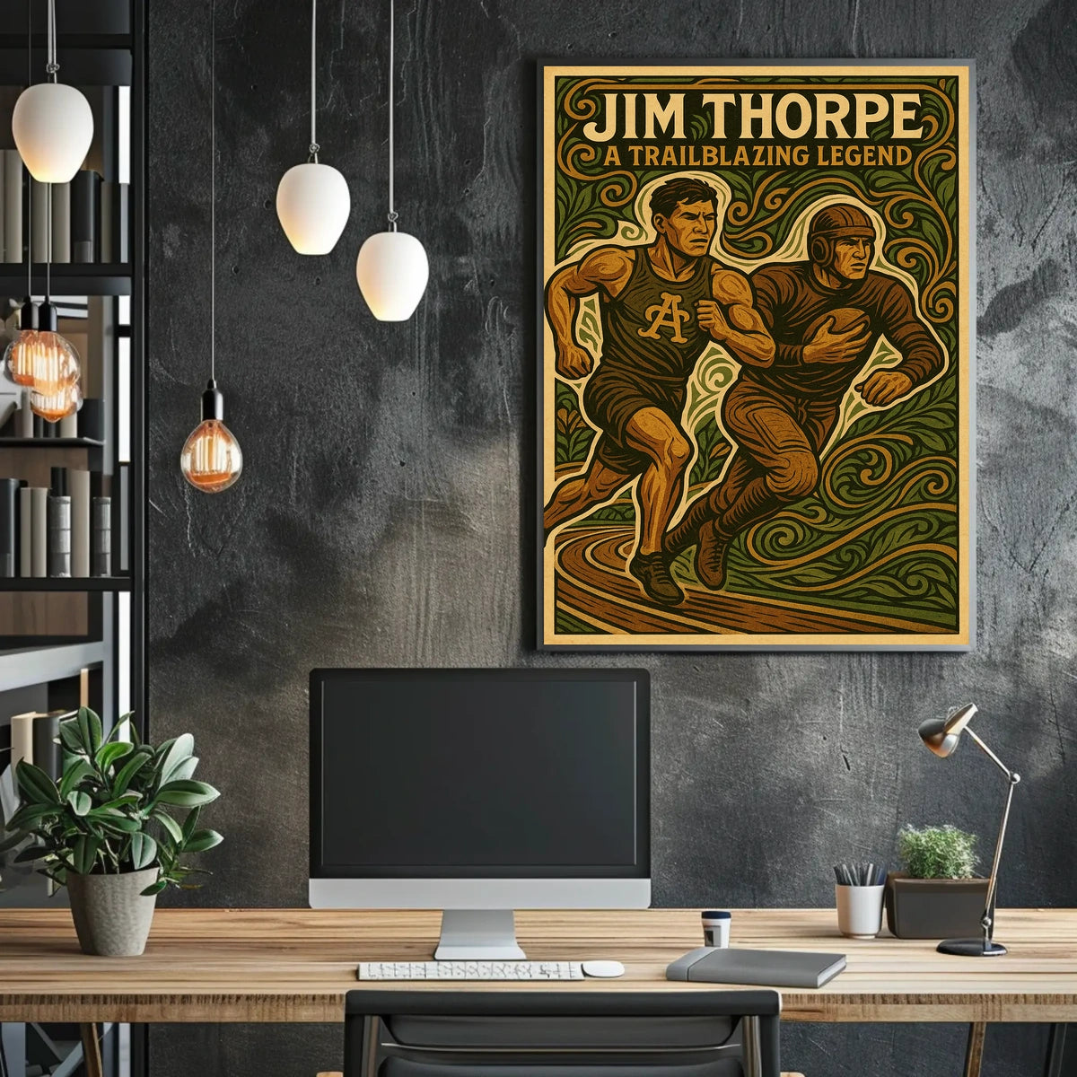 Jim Thorpe A Trailblazing Legend Poster