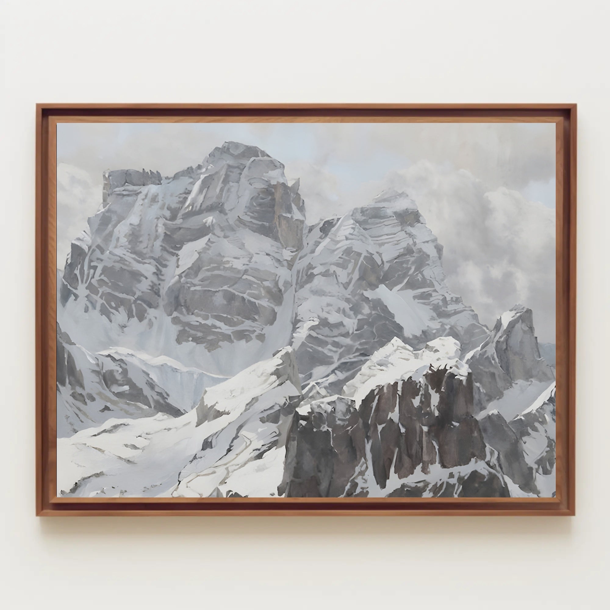 Majestic Alpine Peaks Poster