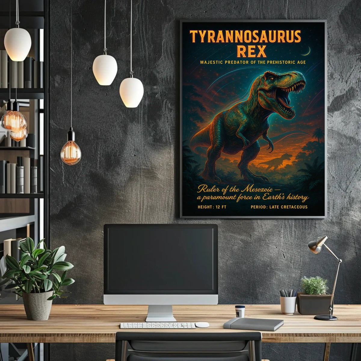 Tyrannosaurus Rex Majestic Predator Poster