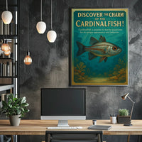 Discover the Charm of the Cardinalfish Poster