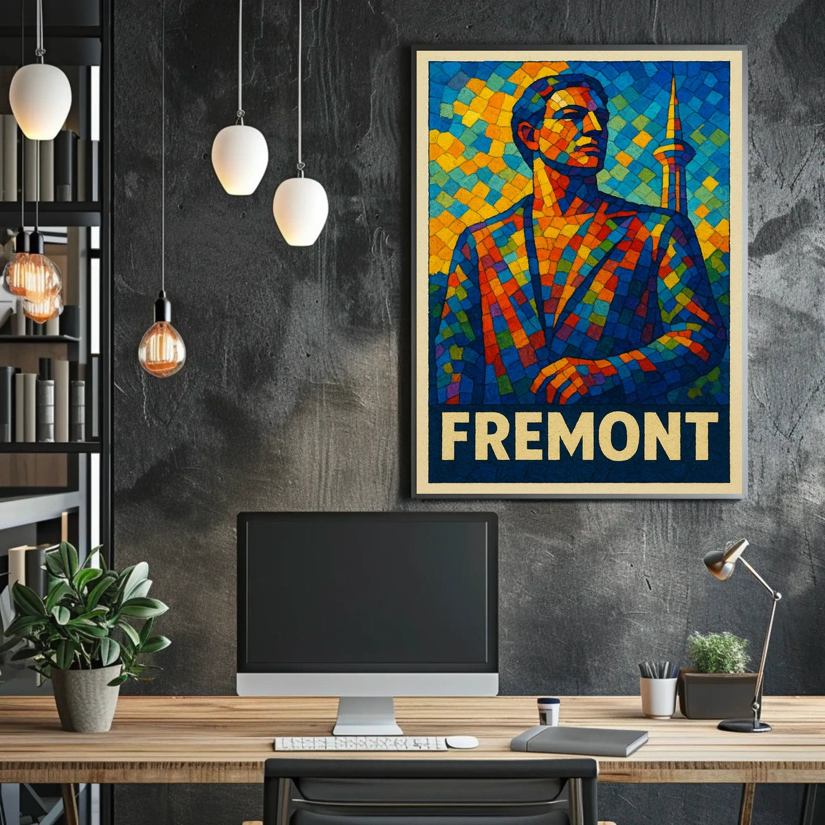 Fremont Mosaic Poster
