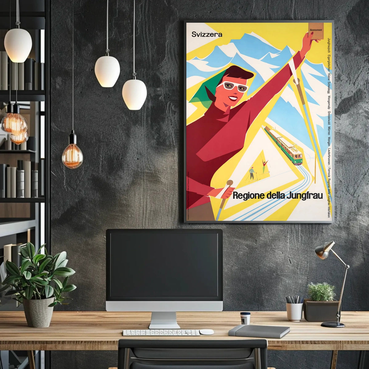 Discover The Jungfrau Region Poster
