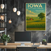 Iowa EarthS Oldest Landform Poster
