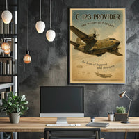C-123 Provider Heavy-Lift Legacy Poster PosterGoat